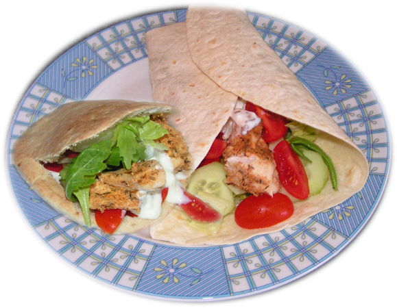 kebab na dwa sposoby w picie i tortilli
